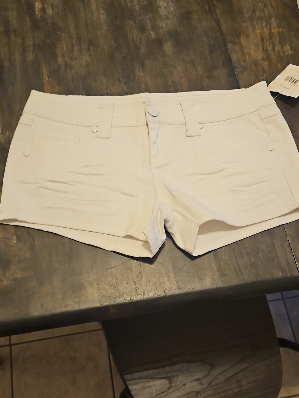 Wurl White Women's Denim Short Shorts